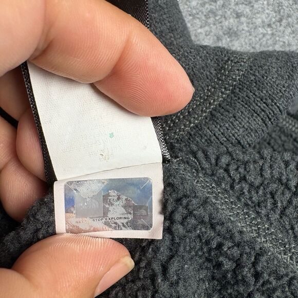 The North Face Sweater Mens XL Gray Gordon Lyons Pull Over Fleece Outdoor - Picture 10 of 11